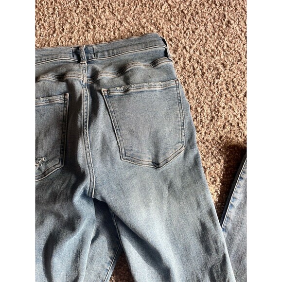 AGOLDE Sophie High Rise Jeans Women's Size 26 Stretch Medium Blue EUC - Picture 9 of 10